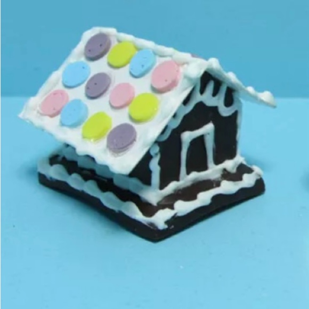 Dollhouse miniature gingerbread house 1:12 scale
